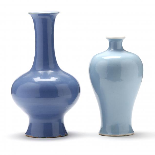 two-chinese-monochrome-blue-glazed-vases