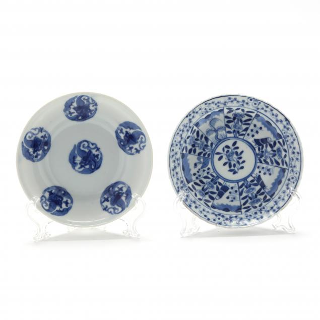 two-chinese-porcelain-blue-and-white-small-dishes