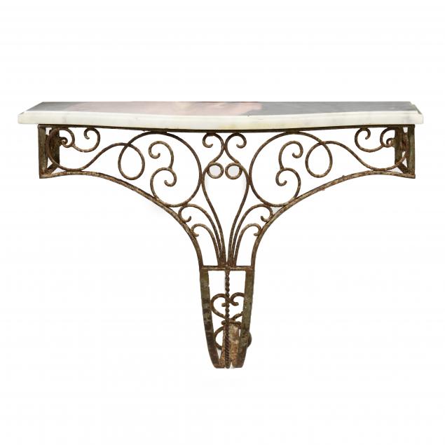 vintage-french-marble-top-iron-diminutive-console-table