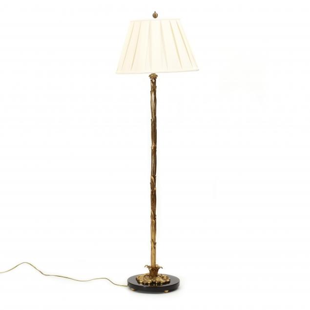 a-fine-neoclassical-style-cast-brass-and-stone-floor-lamp