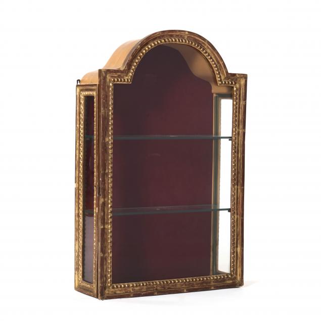 giltwood-wall-mount-display-cabinet