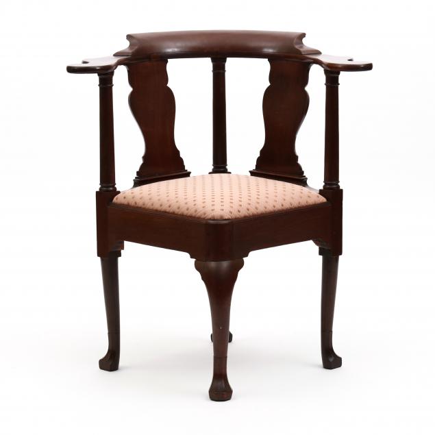 antique-georgian-mahogany-corner-chair