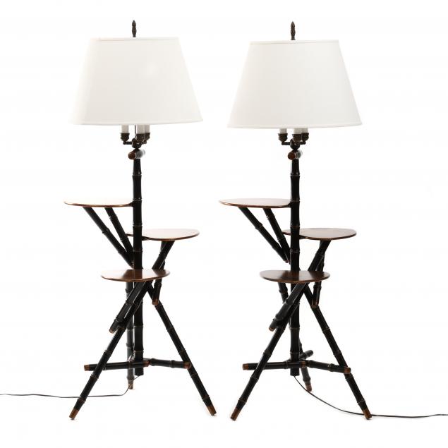 pair-of-english-faux-bamboo-floor-lamps