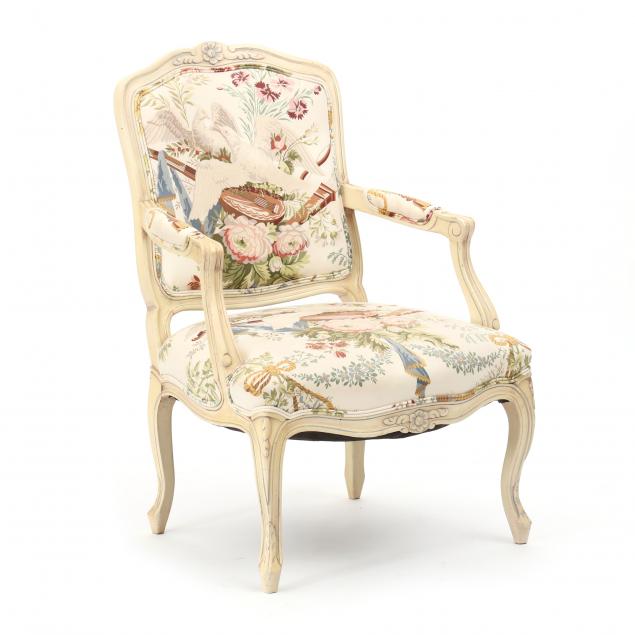 louis-xv-style-carved-and-painted-fauteuil