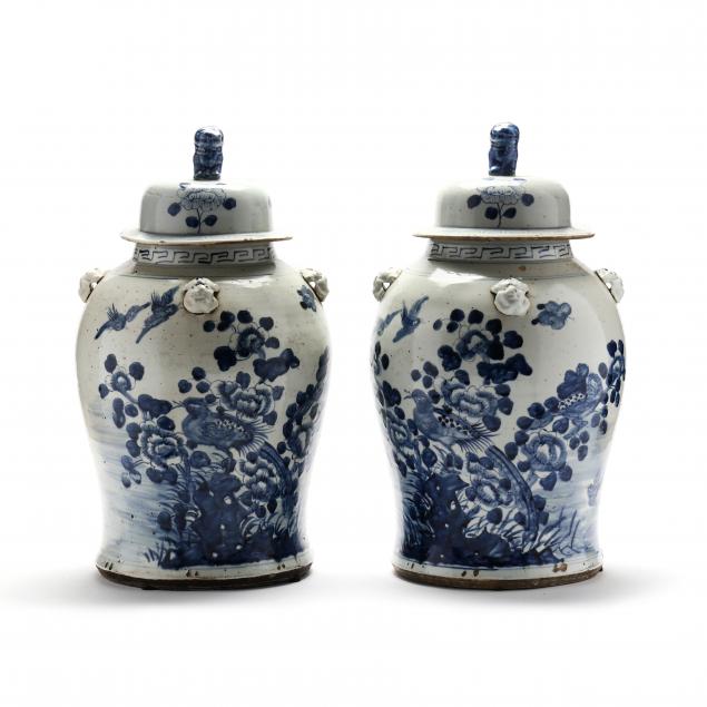 a-pair-of-large-chinese-blue-and-white-temple-jars-with-flora