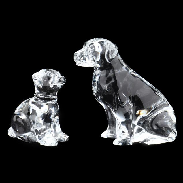 two-waterford-crystal-figures-of-dogs