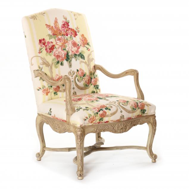 louis-xv-style-painted-arm-chair
