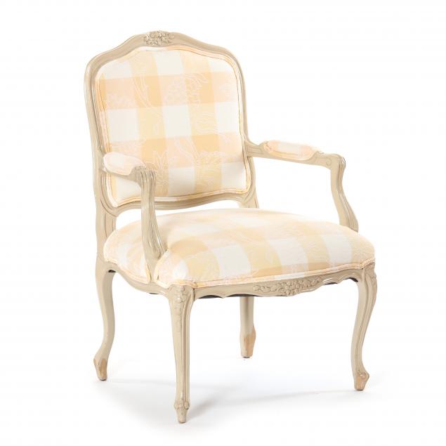 louis-xv-style-painted-fauteuil