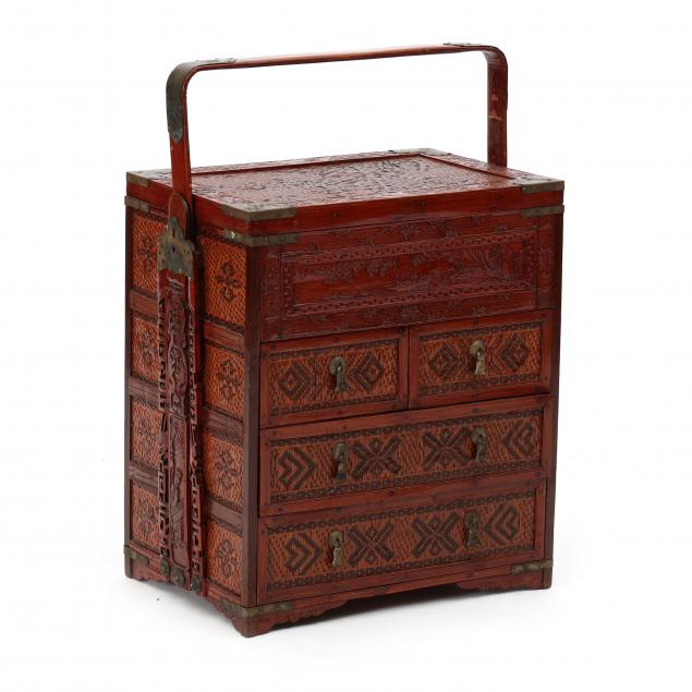 chinese-carved-and-woven-travel-cabinet