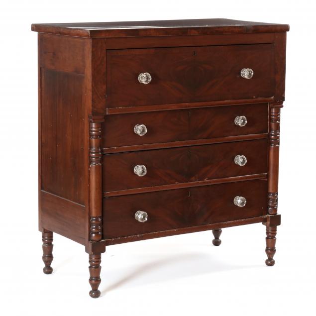 mid-atlantic-late-federal-mahogany-chest-of-drawers