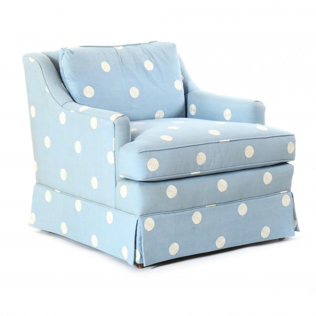powder-blue-polka-dot-upholstered-club-chair