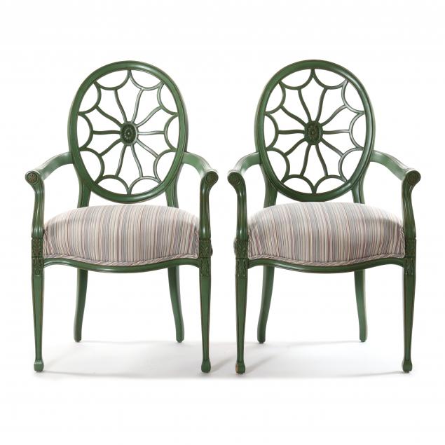 pair-of-adam-style-painted-armchairs