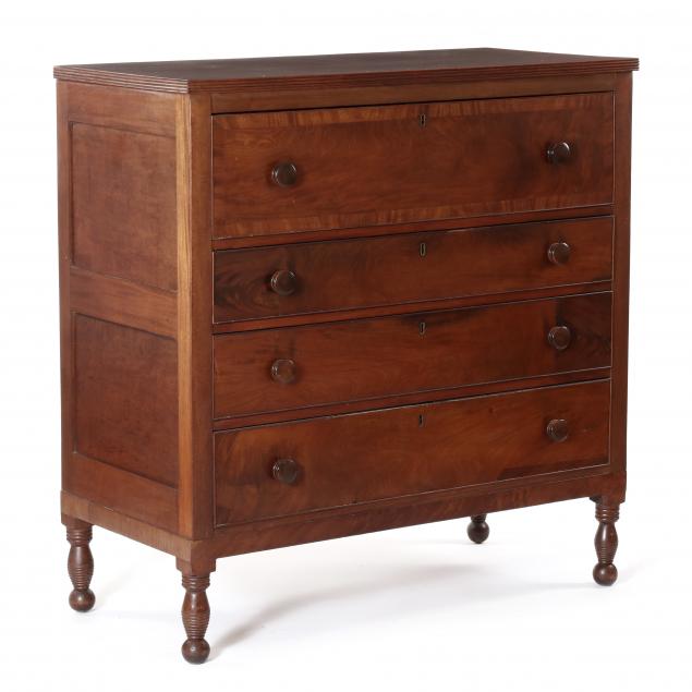 southern-late-federal-mahogany-chest-of-drawers