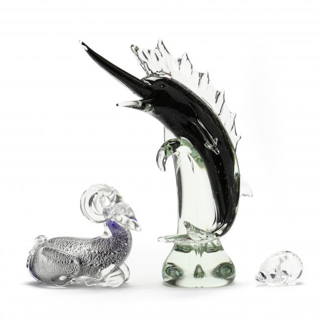 three-art-glass-animals-and-fish-including-steuben