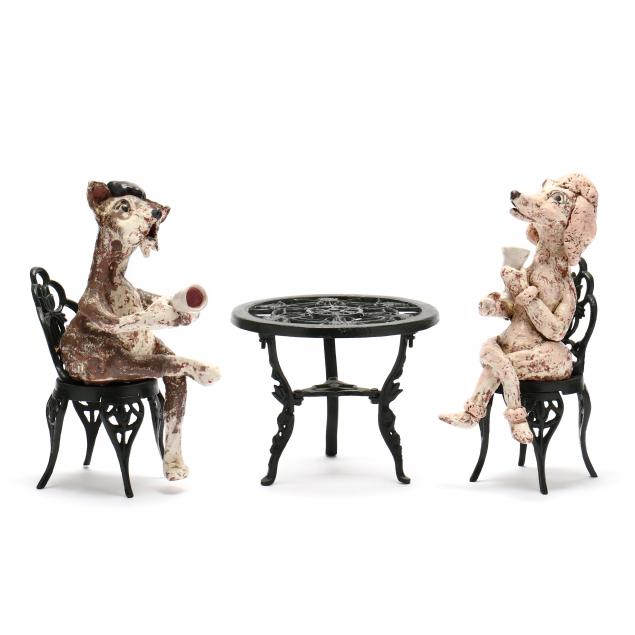 north-carolina-whimsical-pottery-fine-dining-dogs