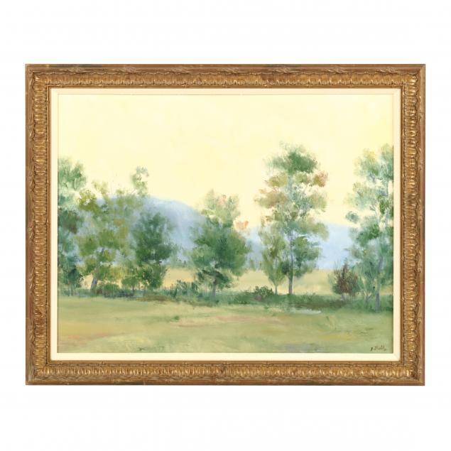 j-ball-american-20th-21st-century-landscape-painting-with-distant-hills