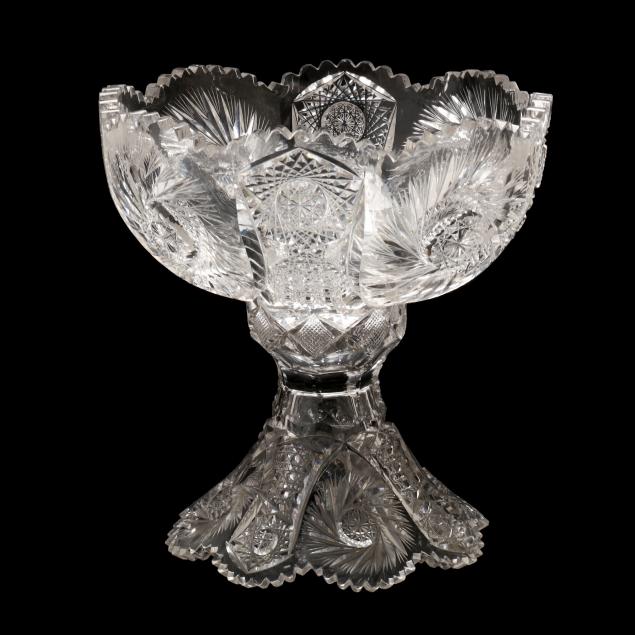 an-antique-american-brilliant-period-cut-glass-punch-bowl-on-stand