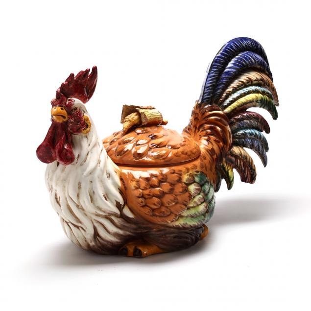 large-italian-majolica-rooster-as-lidded-tureen