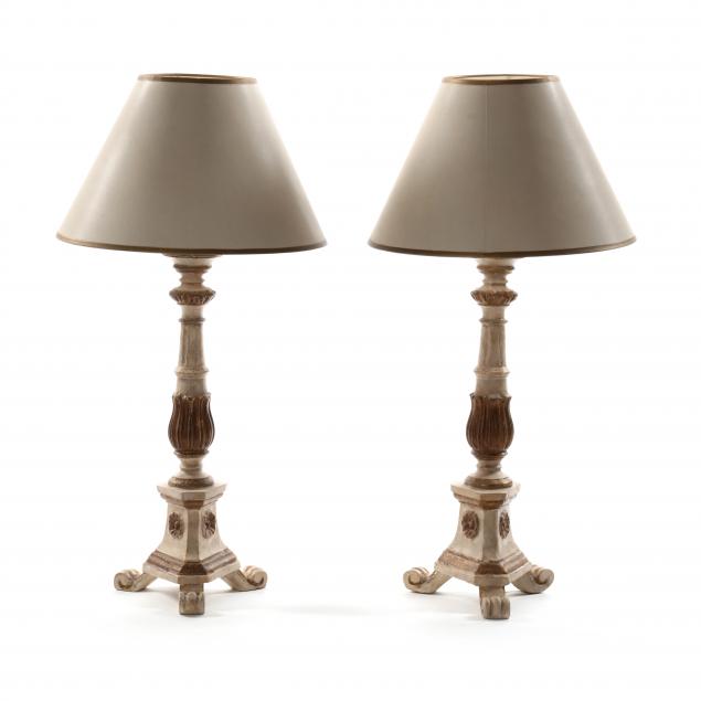 pair-of-continental-pricket-stick-table-lamps