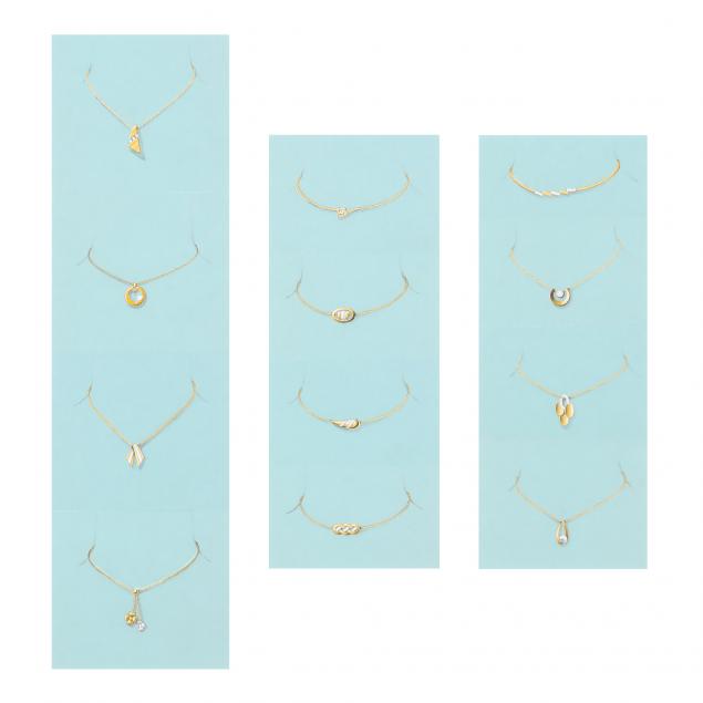 collection-of-twelve-original-costume-jewelry-illustrations-by-cartier-presented-in-three-frames