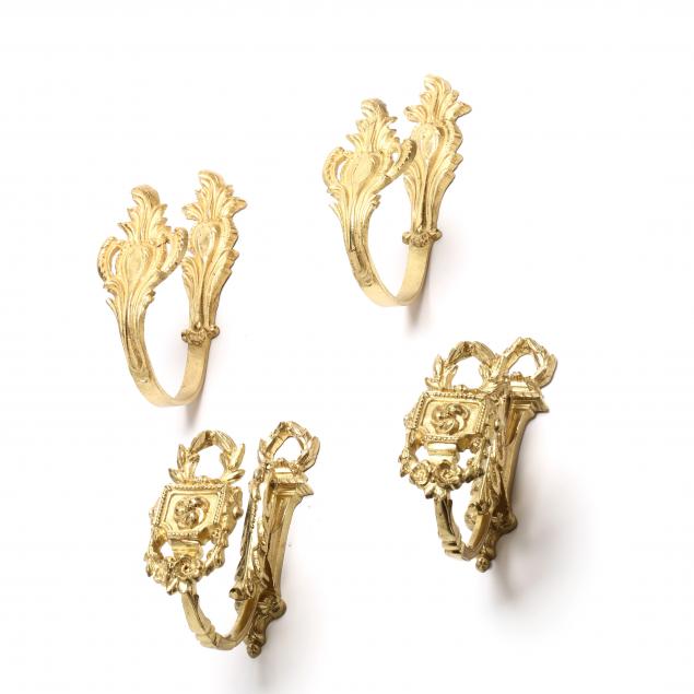 two-pairs-of-gilt-bronze-curtain-tiebacks