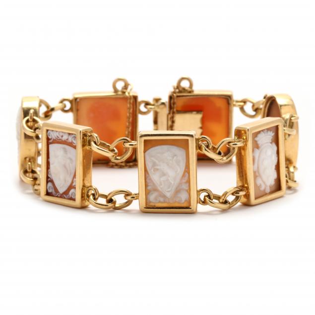 gold-cameo-bracelet-france