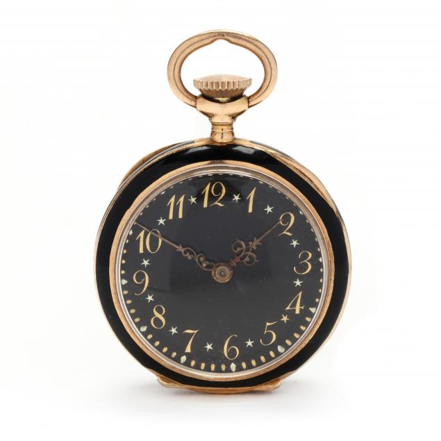 lady-s-antique-gold-enamel-and-diamond-pocket-watch-shreve-crump-low