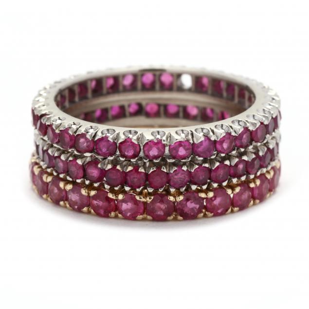 three-gold-and-ruby-bands