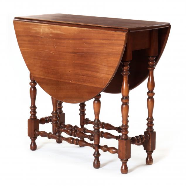 vintage-mahogany-drop-leaf-table