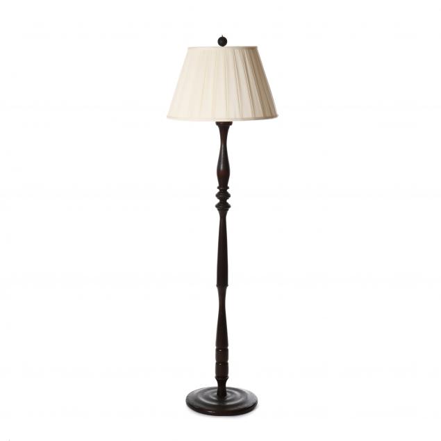 decorative-turned-wood-floor-lamp