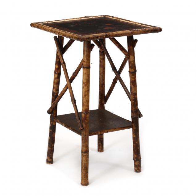 english-burnt-bamboo-side-table