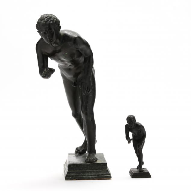 two-bronze-models-of-the-herculaneum-runner