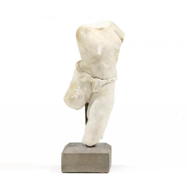 a-roman-style-marble-fragment-of-a-torso