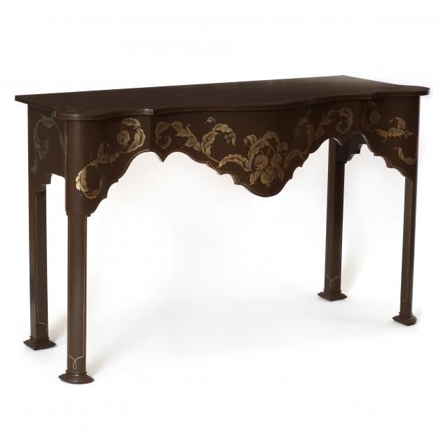 decorative-painted-console-table
