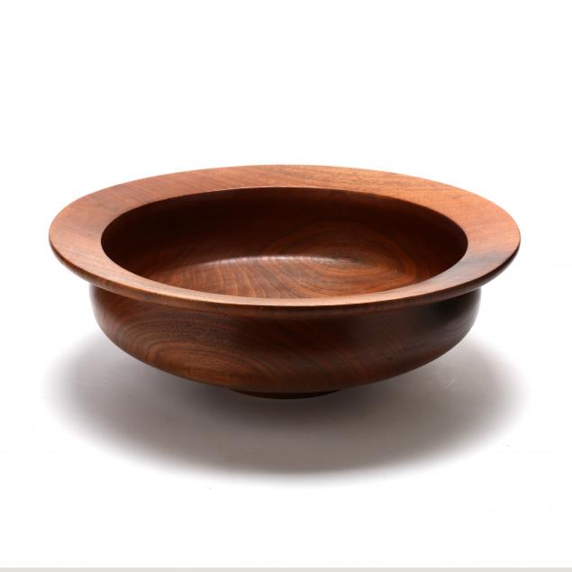 large-turned-walnut-bowl-signed-g-mace