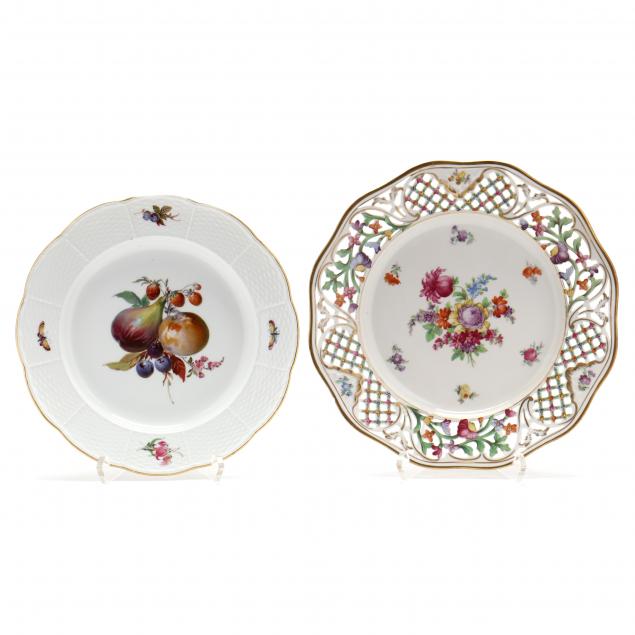 two-porcelain-cabinet-plates-meissen-and-schumann