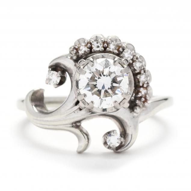 white-gold-and-diamond-ring