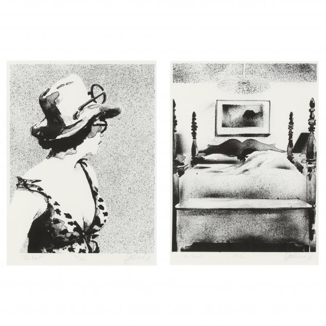 maud-gatewood-nc-1934-2004-i-the-hat-i-i-the-bed-i-two-works