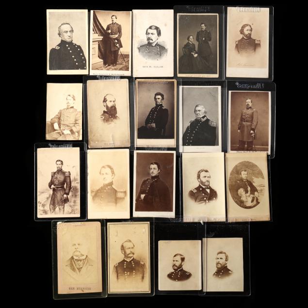 collection-of-nineteen-19-cdvs-depicting-various-union-generals