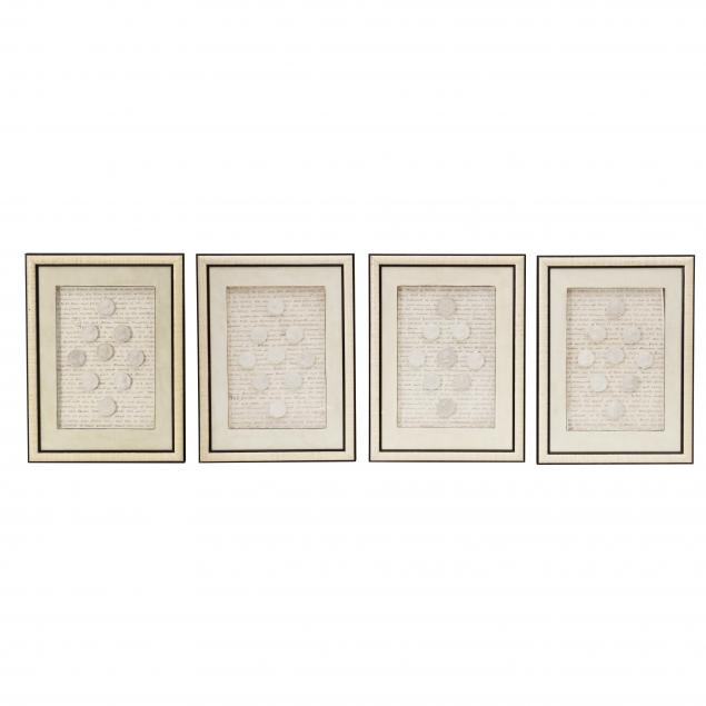 large-group-of-antique-grand-tour-intaglios-in-four-frames