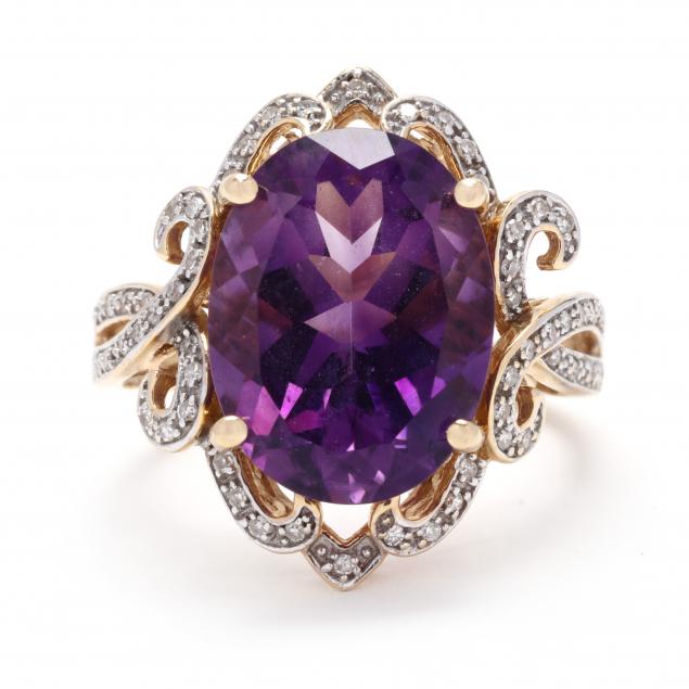 gold-amethyst-and-diamond-ring