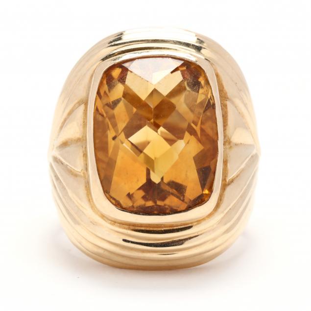 gold-and-citrine-ring