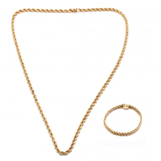 gold-necklace-and-bracelet