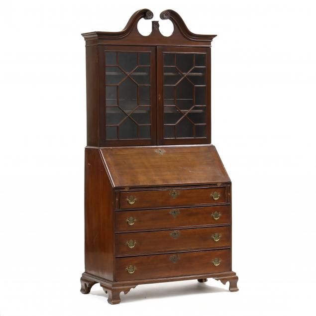 custom-chippendale-style-desk-and-bookcase
