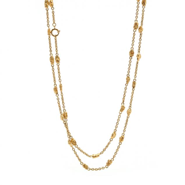 gold-nugget-necklace