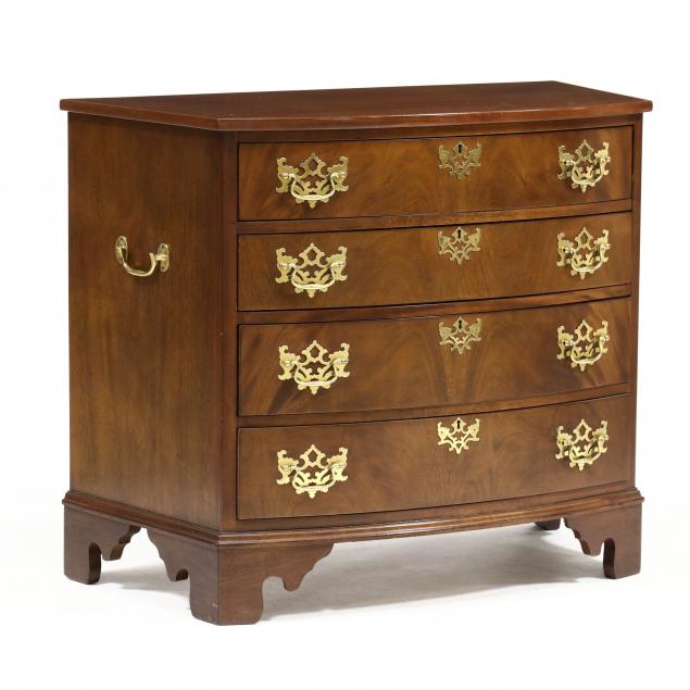 george-iii-style-diminutive-mahogany-bow-front-chest-of-drawers