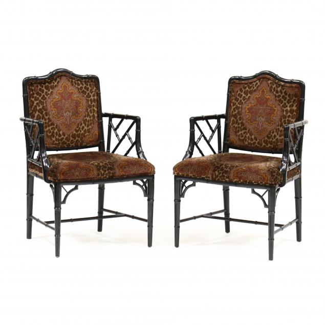 pair-of-chinese-chippendale-style-lacquered-armchairs