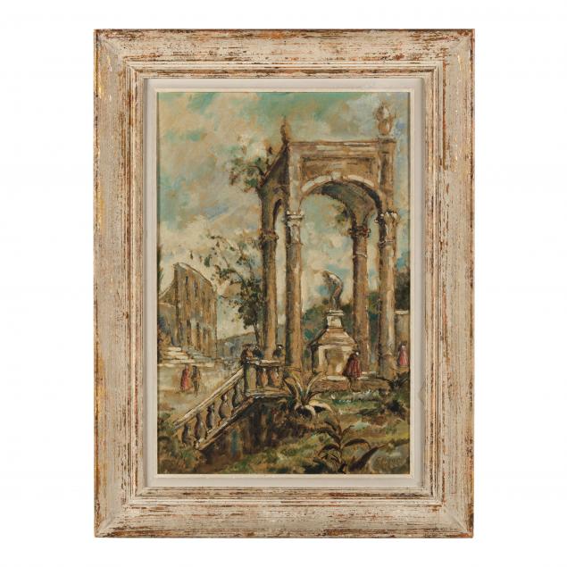 ota-grigar-czech-1910-1968-italian-landscape-with-ruins