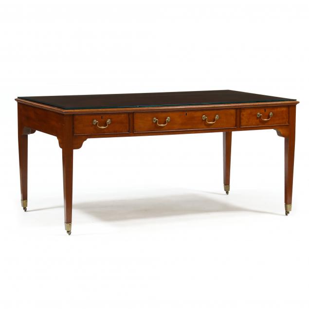 english-style-mahogany-partner-s-desk