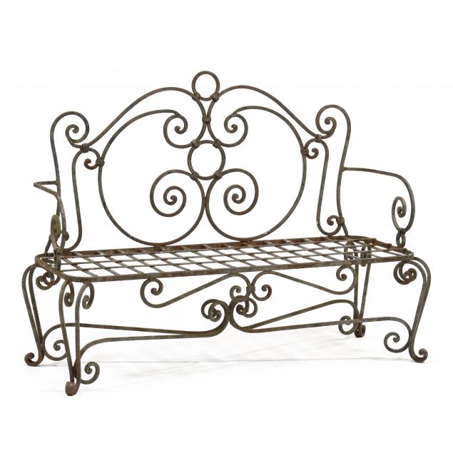 cast-iron-scroll-work-garden-bench